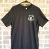 Front of RPBA Gray badge T-shirt