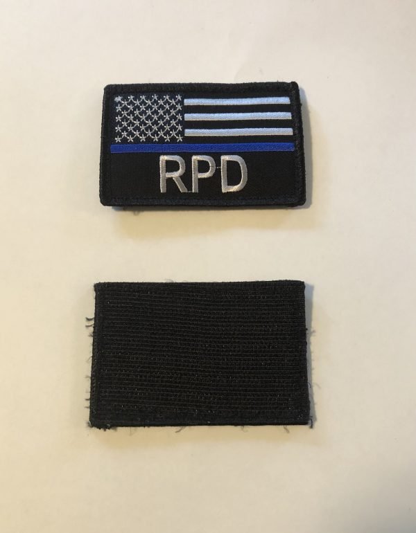 Thin Blue Line RPD US Flag Velcro Patch | Reading Police Beneficial ...